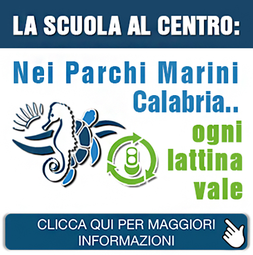 La scuola al centro: Nei Parchi Marini Calabria…ogni lattina vale